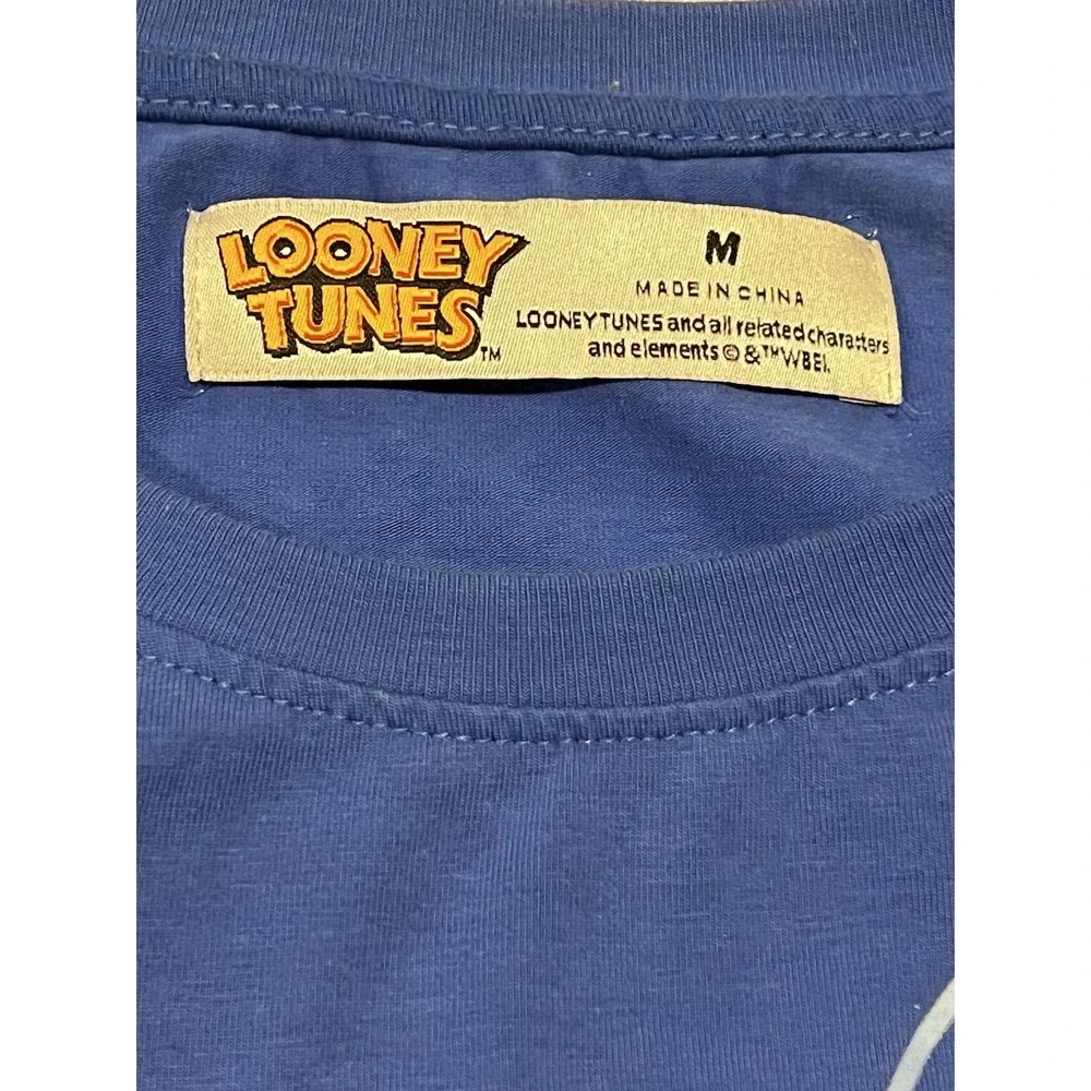 Looney Tunes Biggs‎ Bunny T Shirt Medium Blue